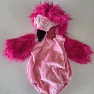 Crate&Barrel Pink Flamingo Infant/baby/kids Costume Size 0-6mo